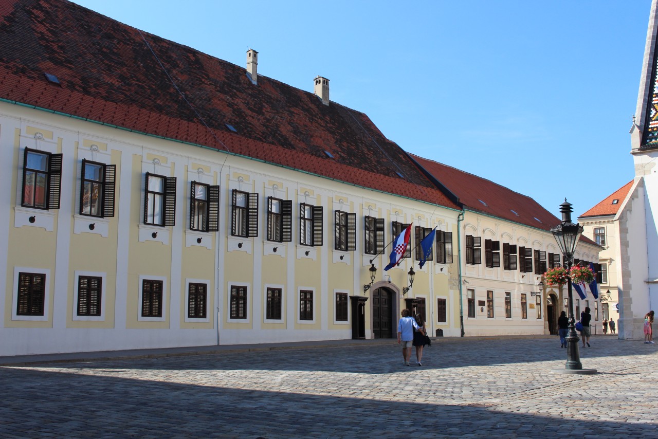 Banski dvori building in Zagreb